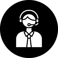 Vector Design Telemarketer Icon Style