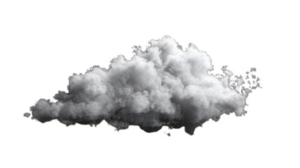 A single cloud on a transparent background. Png for website 
