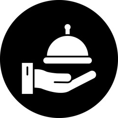Vector Design Room service Icon Style