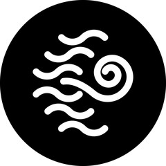 Vector Design Wind Icon Style