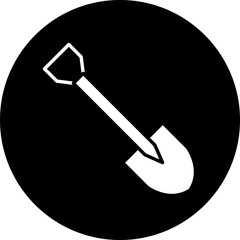Vector Design Shovel Icon Style