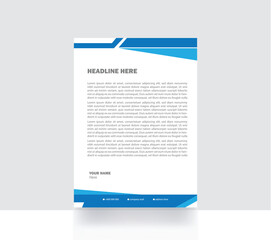 office poster letterhead stationery design template