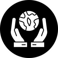 Vector Design Save World Icon Style