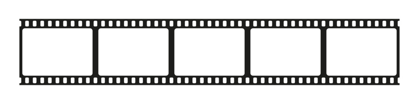 Film strip frame transparent background.