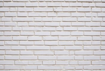 Fototapeta premium a white brick wall with no mortars or mortars