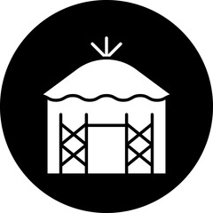 Vector Design Hut Icon Style