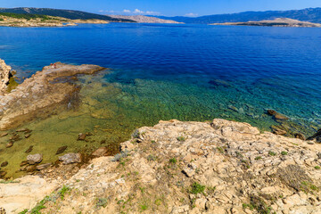 Croatian wildlife blue Adriatic Sea rocky beaches for naturists