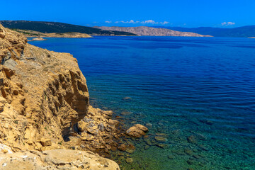 Croatian wildlife blue Adriatic Sea rocky beaches for naturists
