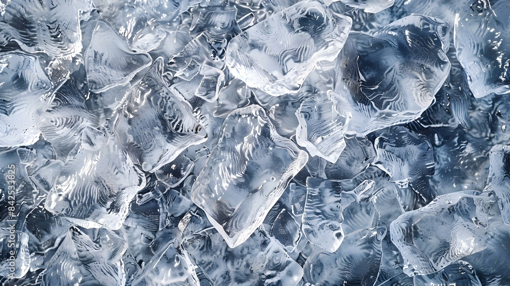 Wall mural ice background