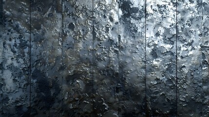 Obraz premium Background with fine grained cold metal texture