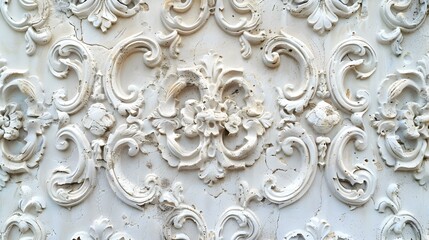 Background with baroque texture