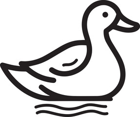 Silhouette of a bird on white Background. vector line art of abstract art design, minimal bird line logo icon illustration isolated on white background. Bird Silhouette Vector Art illustration.