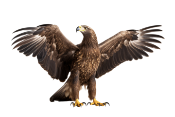 a bird with wings spread