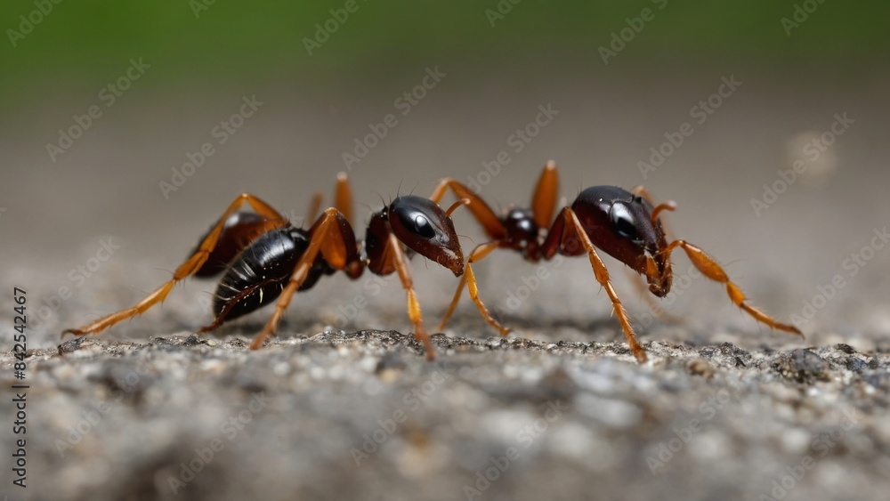 Canvas Prints Queen Ants Orchestrating Colony Activities Through Complex Chemical Signaling
