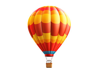 Fototapeta premium a hot air balloon with basket