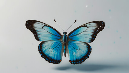 Fototapeta premium butterfly on a flower