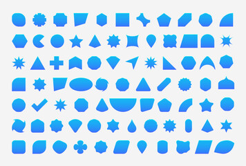 80 basic shapes - gradient