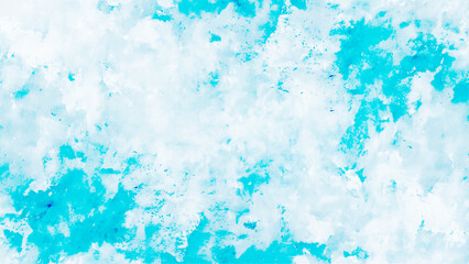 Blue light watercolor background, texture paper. Hand painted watercolor sky and clouds, abstract watercolor background, vector. Watercolor vector illustration of blue sky and clouds.