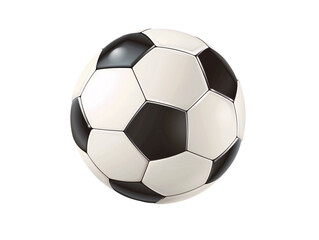 Obraz premium a black and white football ball