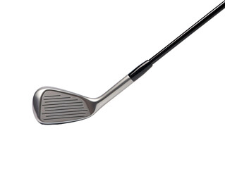 a close up of a golf club