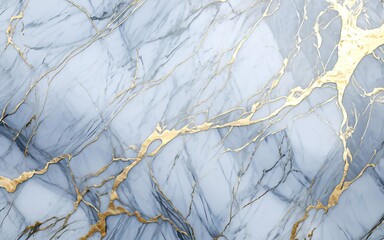 Gray marble texture with gold veins