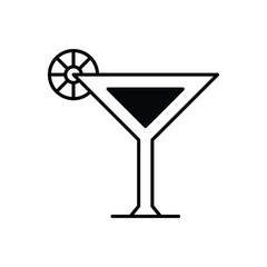 Drink icon design with white background stock illustration