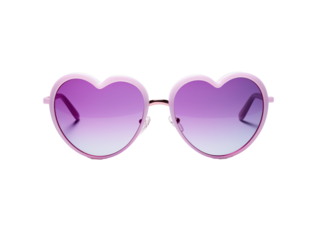 a pair of heart shaped sunglasses