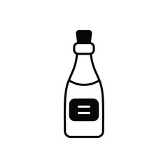 Wine icon design with white background stock illustration