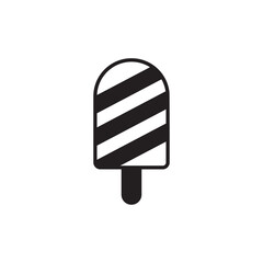 Ice Pop icon design with white background stock illustration