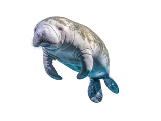 a sea animal with a white background