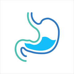 Obraz premium stomach icon design vector template