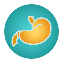 stomach icon design vector template