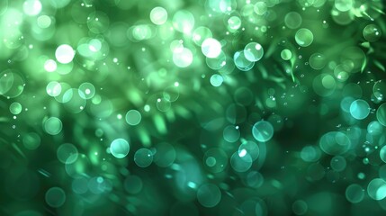 Abstract background with a subtle green bokeh effect