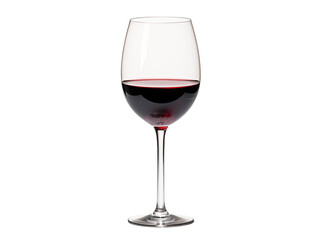a glass of red wine