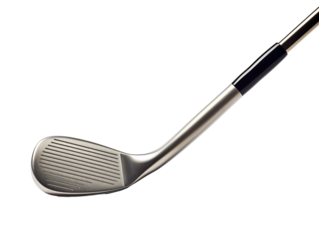 a close-up of a golf club