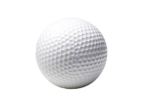 a close up of a golf ball