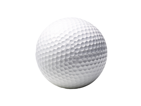 a close up of a golf ball