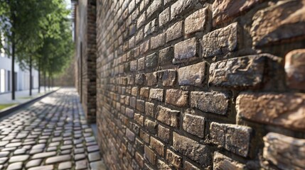 Brick Walls with Textured Surface