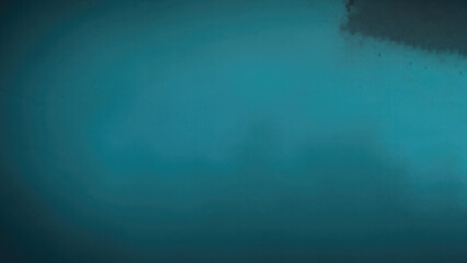 Fototapeta premium Cyan and Black gradient grunge cement background with scratches