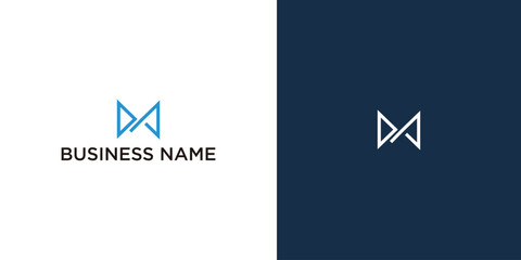 Minimalist MP Logo Design for Businesses