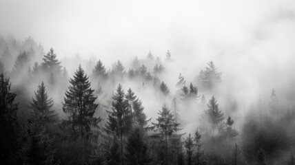 misty morning mist