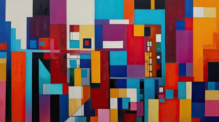 abstract background with squares