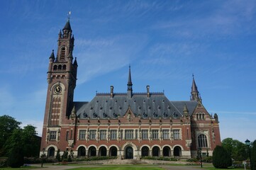 Naklejka premium peace palace, den haag, netherlands