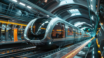 Trens Autônomos em um Sistema de Metrô Futurista