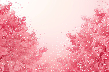 Pink Cherry Blossoms Soft Background Footage