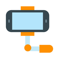 Selfie Stick Flat Icon