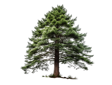 a tree with green leaves