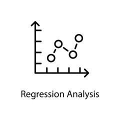 Regression Analysis vector icon