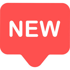New Speech Bubble. Web Banner Icon