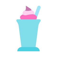 Sundae Flat Icon